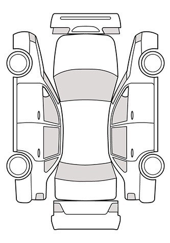 Vehicle body diagram